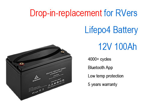 उच्च तापमान Lifepo4 बैटरी 12v 200ah सौर पैनल / पानी पंप के लिए