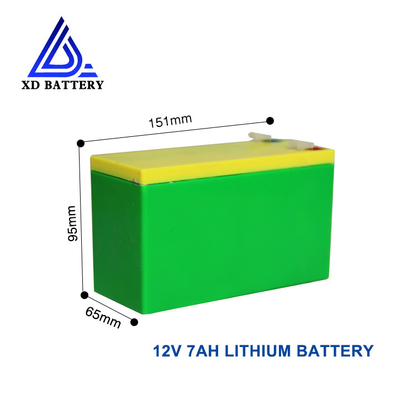 स्वनिर्धारित रिचार्जेबल Lifepo4 बैटरी 12v 7ah लिथियम 9000 साइकिल लाइफ