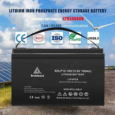 100ah 120ah Rv टूरिस्ट 12v Lifepo4 बैटरी अधिभार संरक्षण